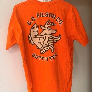 Filson Orange Graphic Short Sleeve Tee
